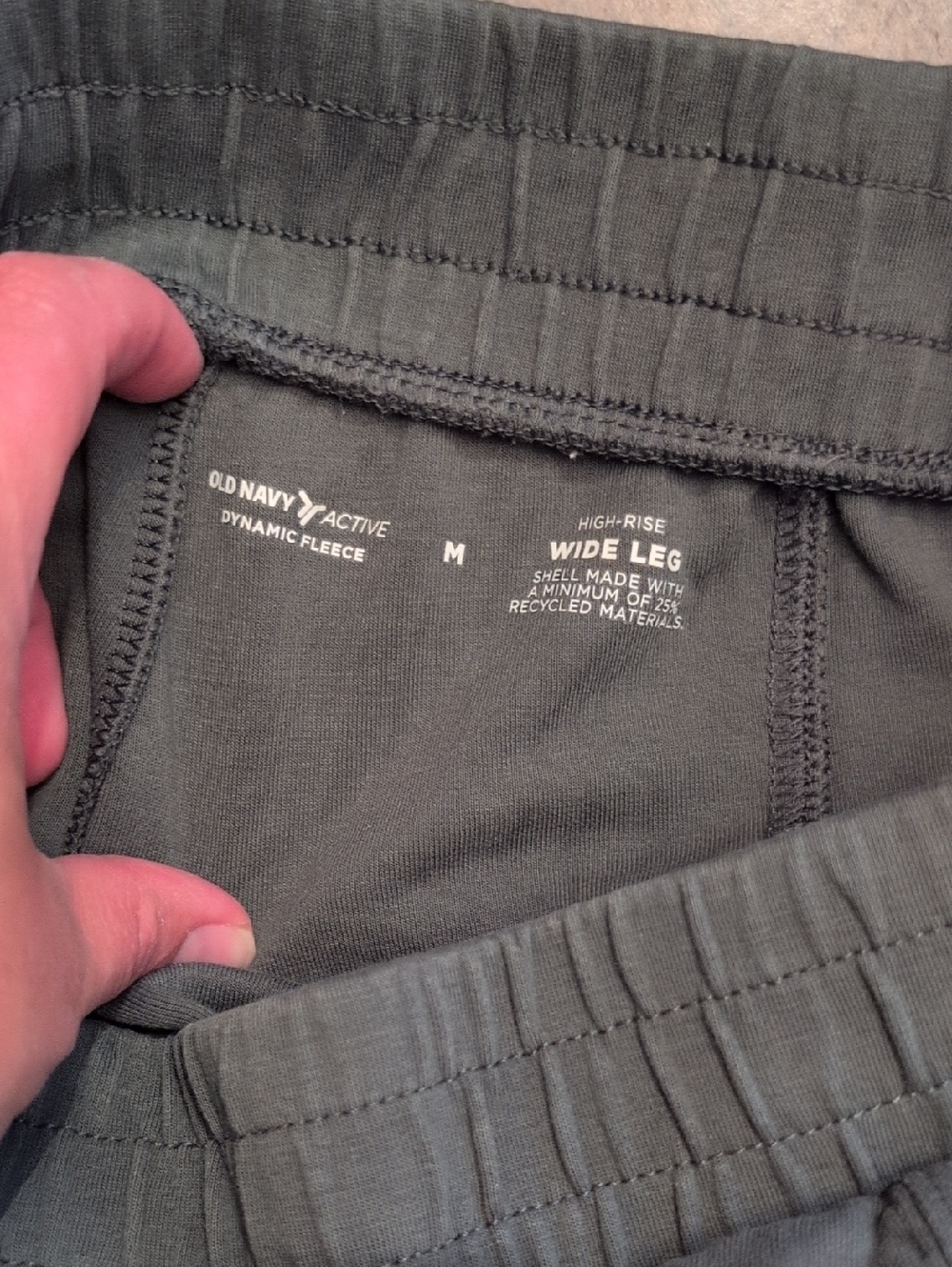 Old Navy Olive Green Cargo Sweatpants - Picture 2 of 2